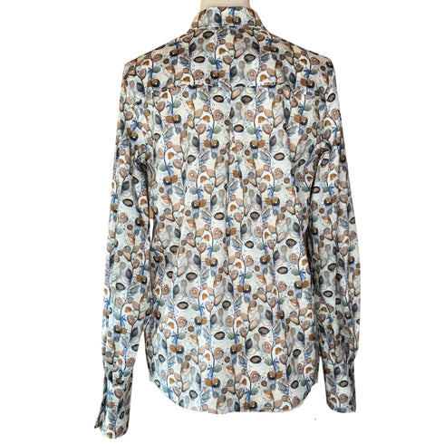 Julian Road Shirt Naomi Cotton Lawn Shirt - Leaf